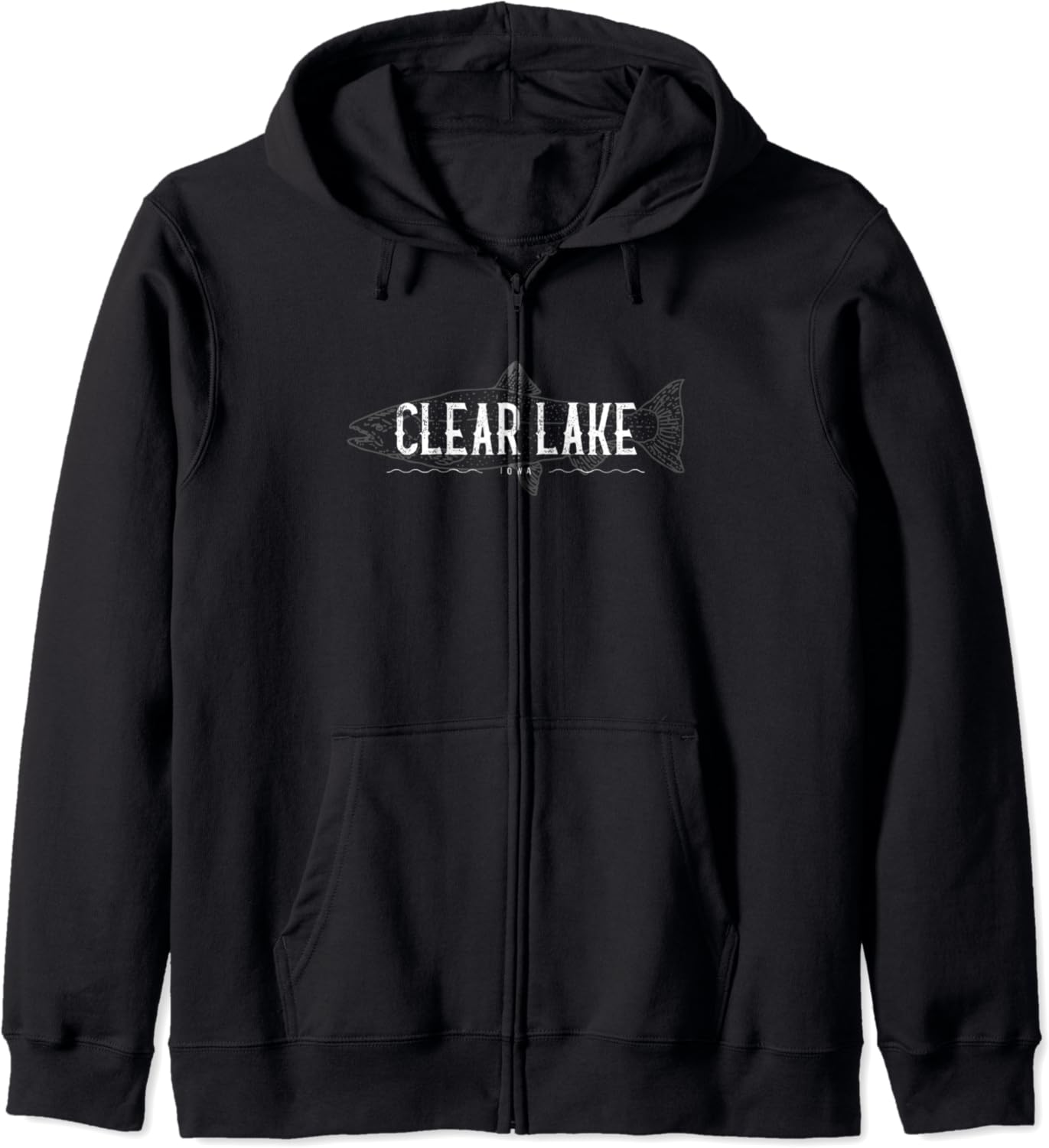 Clear Lake Zip Hoodie Clothing, Shoes & Jewelry